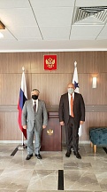 О встрече посла России в Панаме Е.М.Бойкова с председателем Группы дружбы между Панамой и Россией К.Адамесом